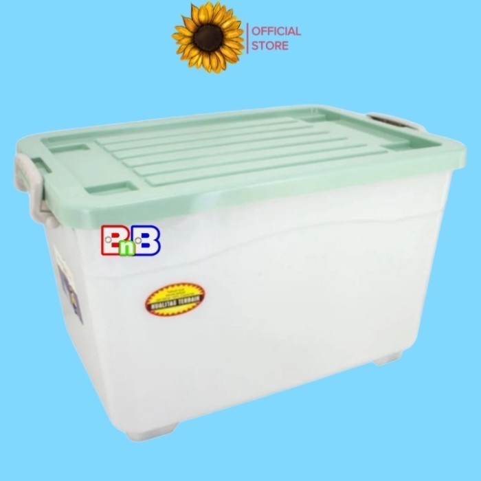 Jual Container Box Dgn Roda 50 Liter Kotak Plastik Sierra | Shopee ...