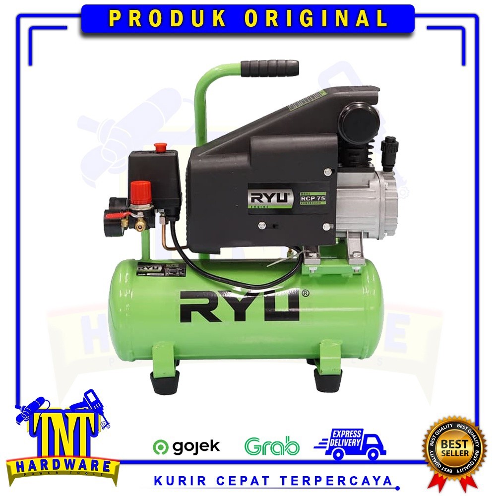 Jual KOMPRESOR ANGIN / COMPRESSOR RYU RCP 75 RYU 500 W BY TEKIRO RYU ...