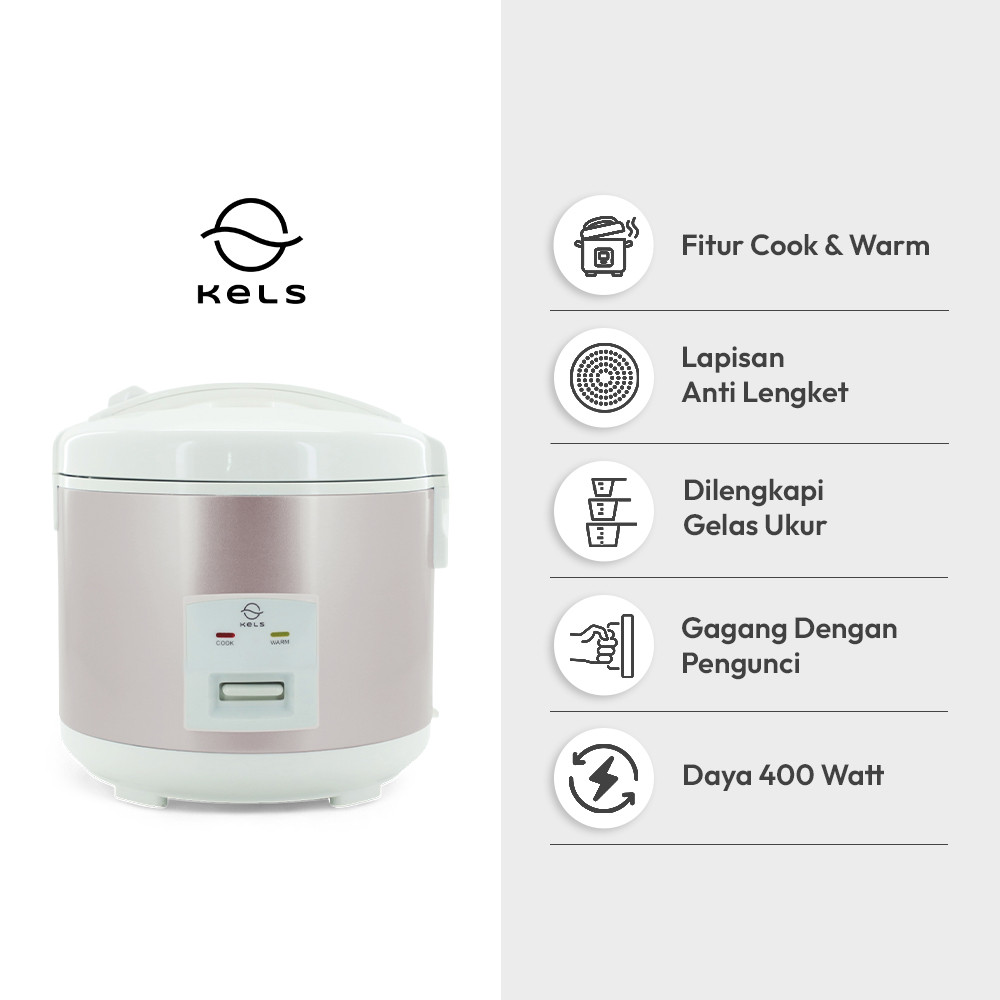 Jual Informa Kels 1.8 ltr Rice Cooker - Gold Magic Jar Beras Elektronik ...