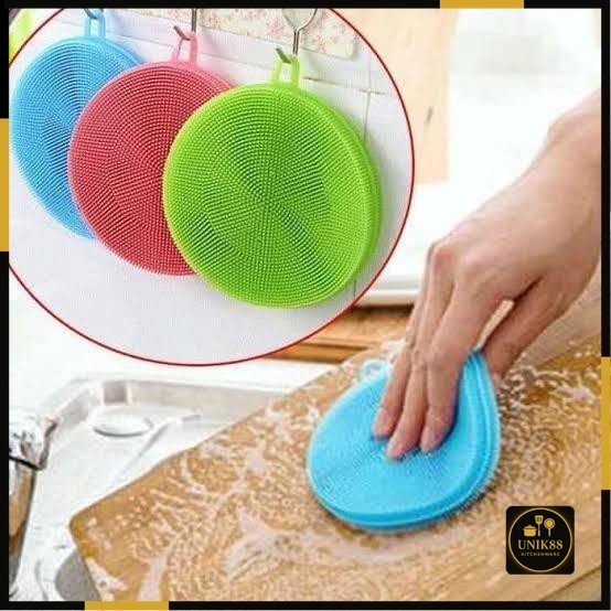 [UNIK88] YY038 Spons Cuci Piring Silikon | AutoStock