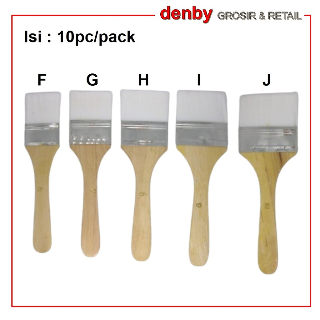 Jual DENBY HOME 10pc Kuas Roti / Kue / BBQ / Food Brush | Shopee Indonesia