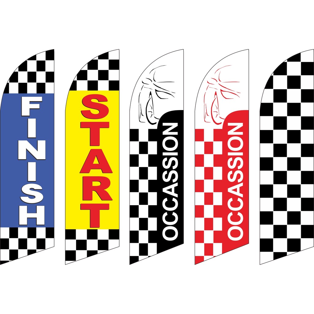 Jual Car Racing Sport FPV Occasion Feather Flag Beach Banner Start ...