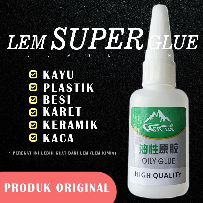 Jual LEM SETAN SUPER GLUE LEM SERBAGUNA CAIRAN PEREKAT KUAT | Shopee ...