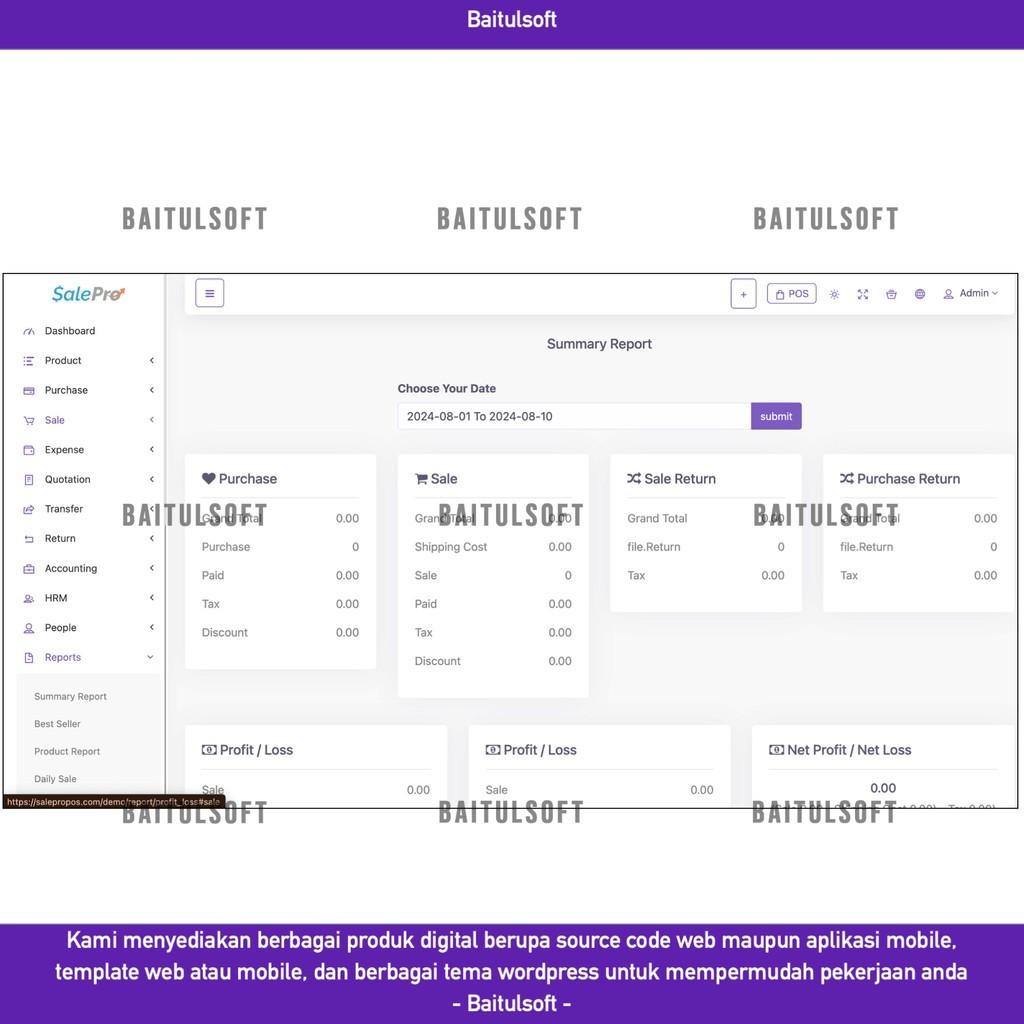 Jual SOURCE CODE APLIKASI WEB SALEPRO POS, INVENTORY MANAGEMENT SYSTEM ...