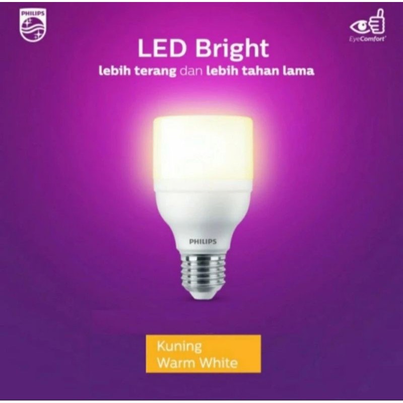 Jual Lampu PHiLIPS LED Bright Kuning Warm White 3000K 9 11 13 17 20 ...