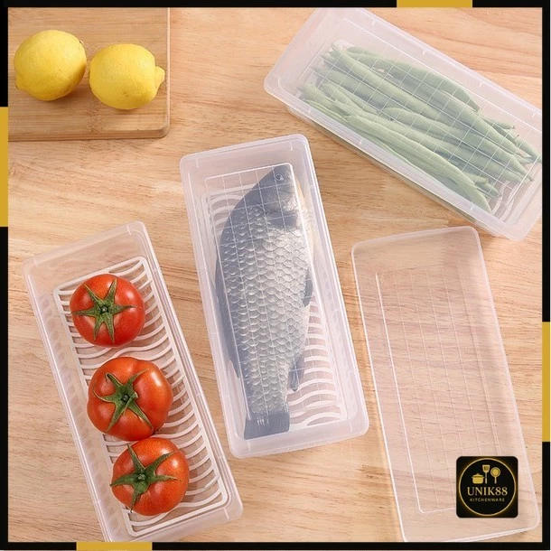 [UNIK88] Toples Panjang Serbaguna Food Grade Wadah Penyimpanan Makanan/ikan | AutoStock