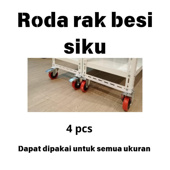 Jual roda rak besi siku lubang | Shopee Indonesia