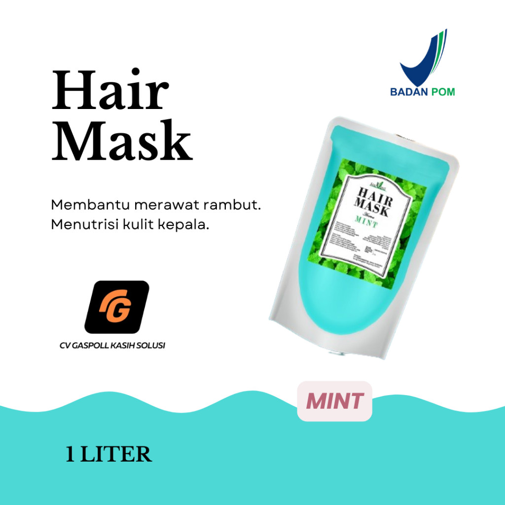 Jual Masker Rambut 1 Liter Hair Mask Perawatan Rambut Spa Salon Hemat ...
