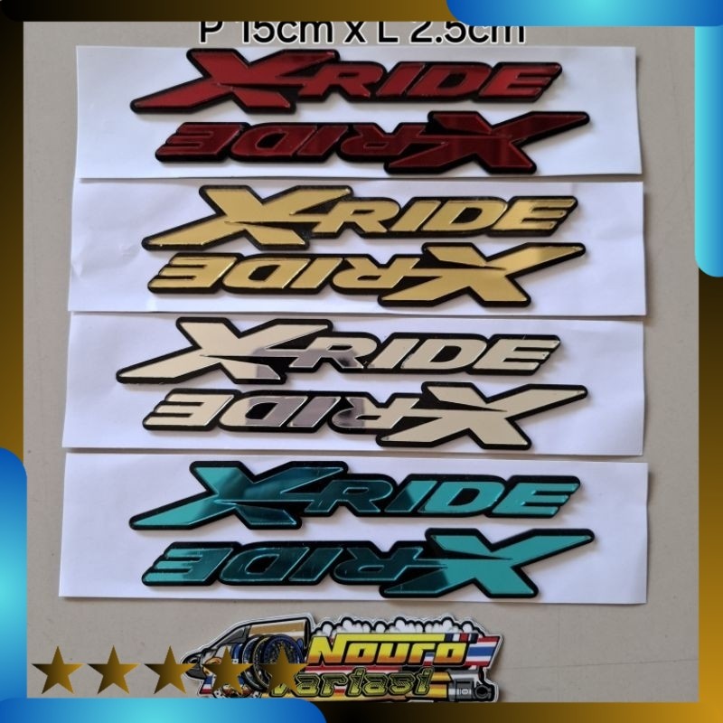 Jual Emblem Yamaha xride x-ride akrilik berkualitas Lightnaziashop ...
