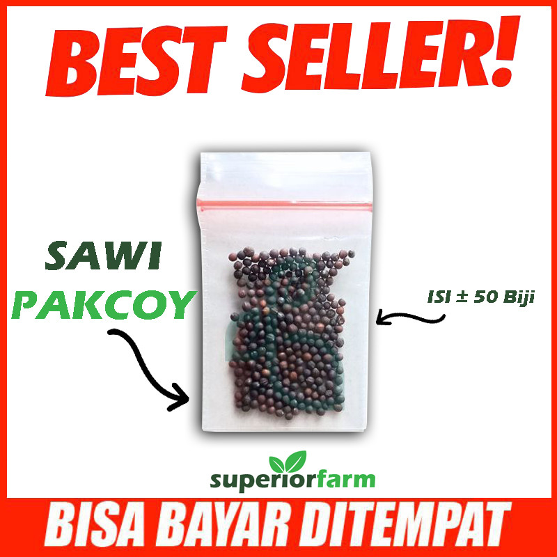 Jual Biji Benih Bibit Tanaman Sayuran Sawi Pakcoy Nauli Cap Panah