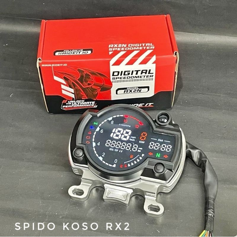 Jual PROMO MURAH BERKUALITAS Spido Koso RX2 Gen 2 Ride It Speedometer ...