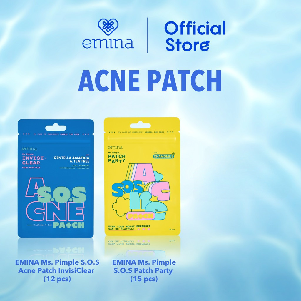 Jual Emina Ms. Pimple Acne Patch 12 Pcs & 15 Pcs Patch Party With ...