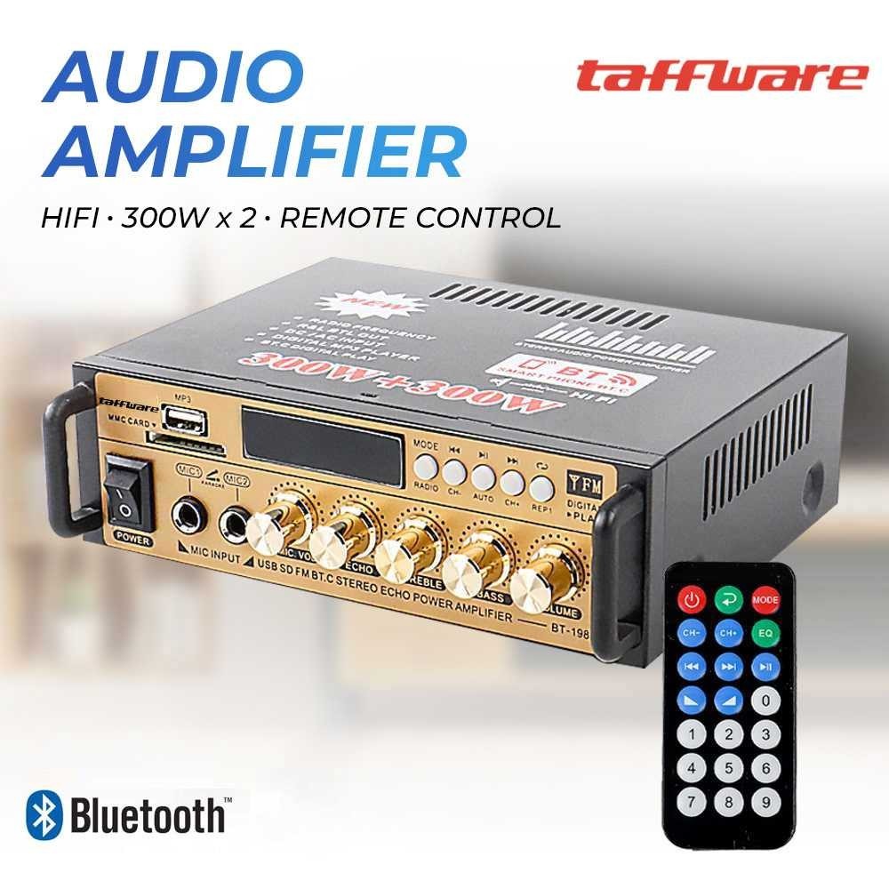 Jual SERBA COD Taffware Audio Amplifier Bluetooth HiFi 300Wx2 with ...