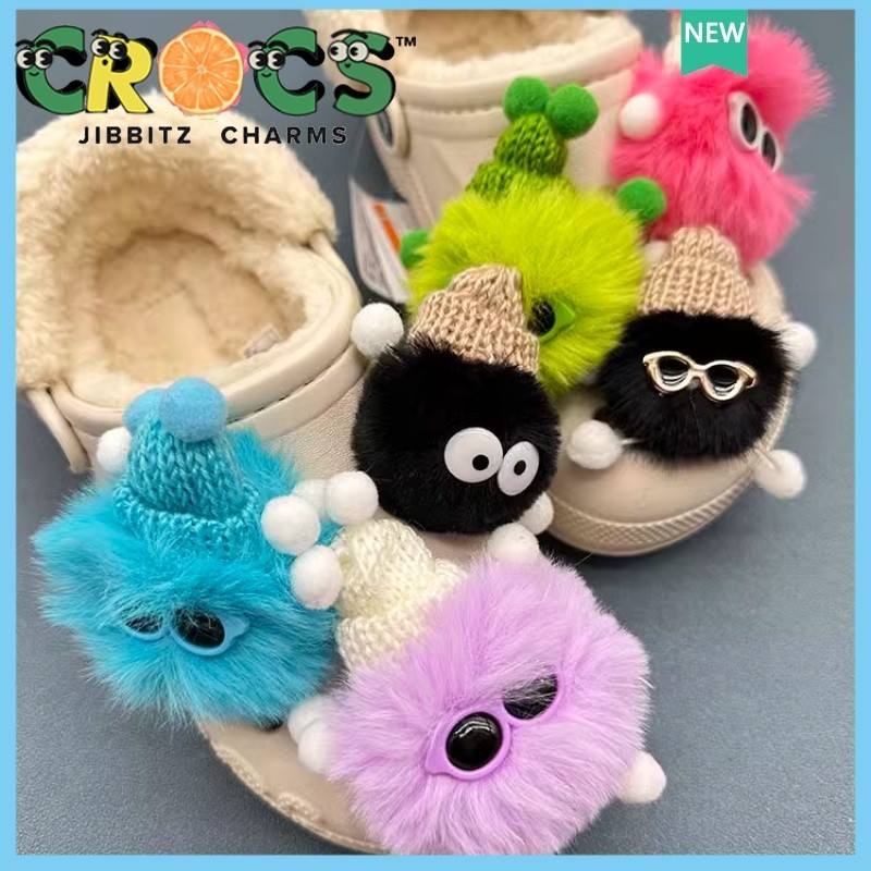 Jual Jibbitz crocs Cute Plush Doll Shoe Buckle Hole[ Shoe Accessories ...