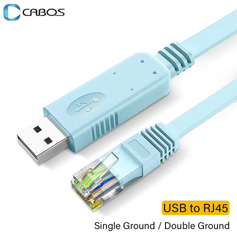 Jual USB to RJ45 Console Cable RS232 Serial Adapter for Laptop Computer ...