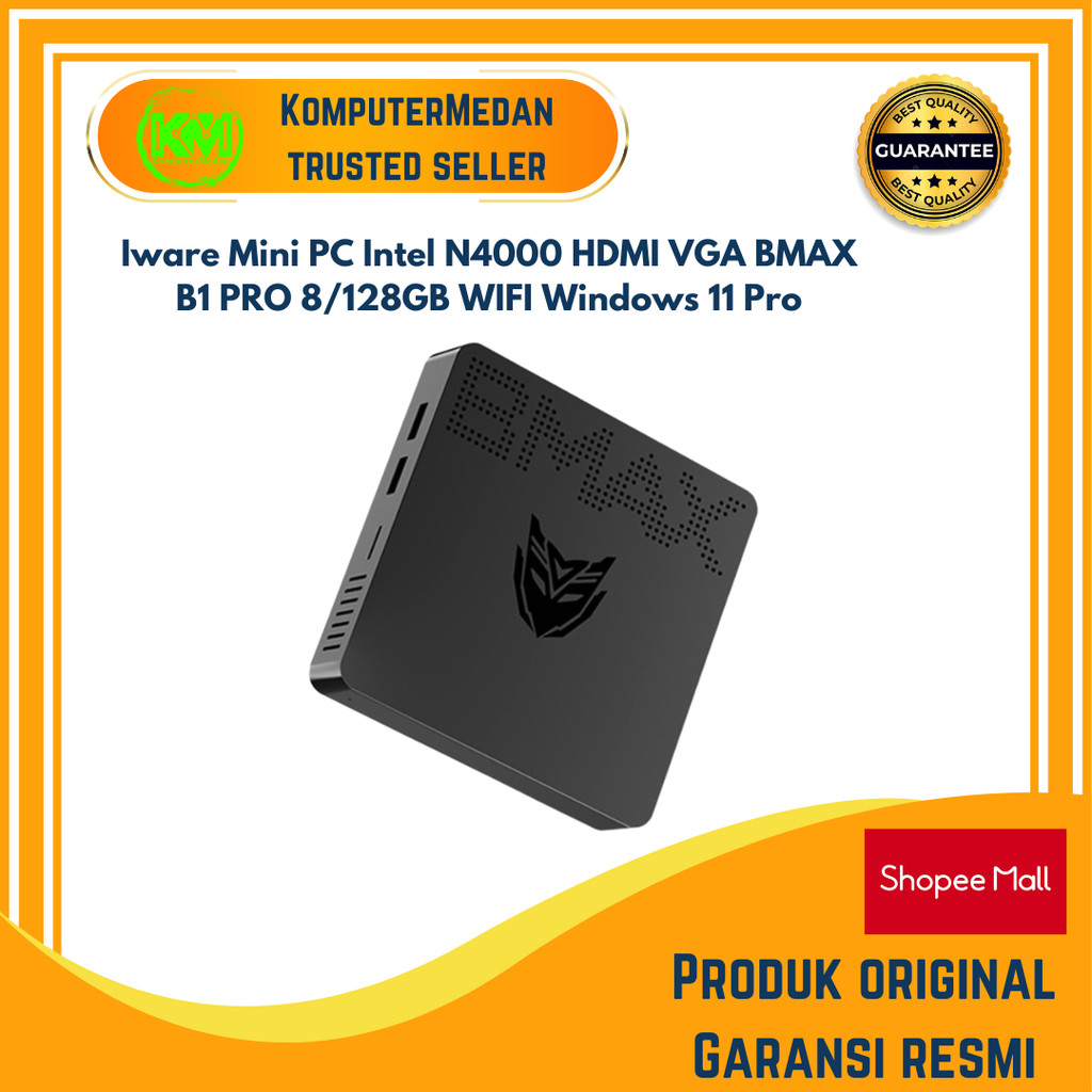 Jual Iware Mini PC Intel N4000 HDMI VGA BMAX B1 PRO 8/128GB WIFI ...
