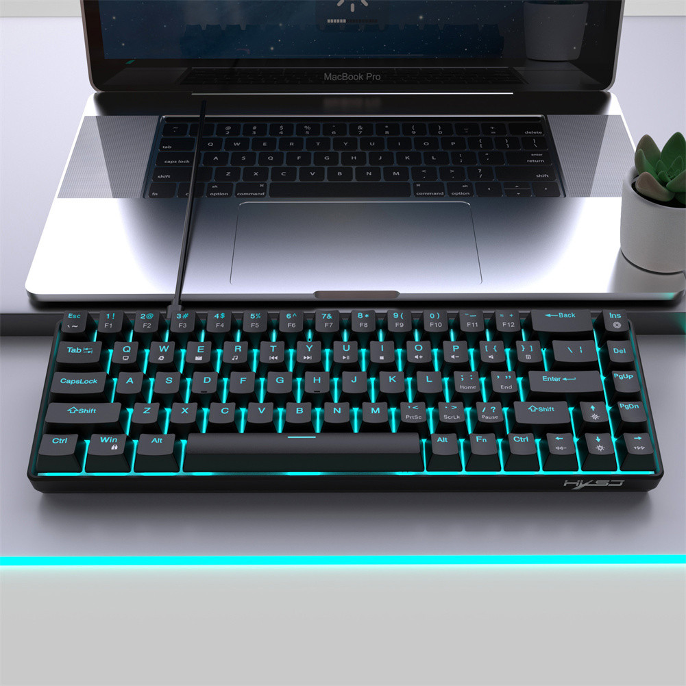 Jual Mechanical Keyboard Wired Keyboards For Gaming Cool Lighting Hot ...