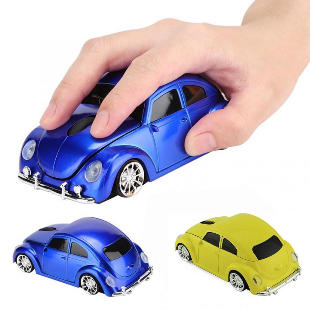 Jual Beetle Car Shape Mouse Small Computer Mouse Ergonomic 2.4GHz ...