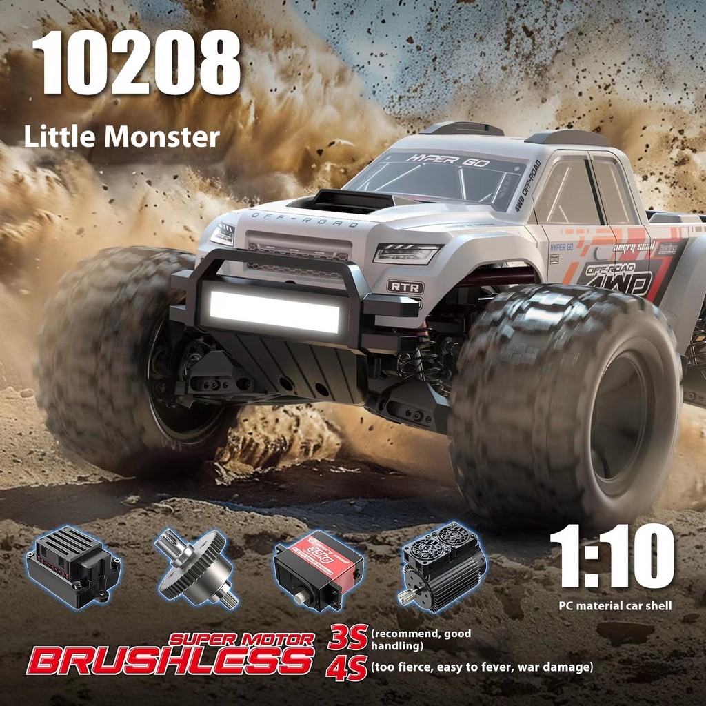 Jual In Stock Rc 1/10 Mjx Hyper Go 10208 V2 Remote Control Car High ...