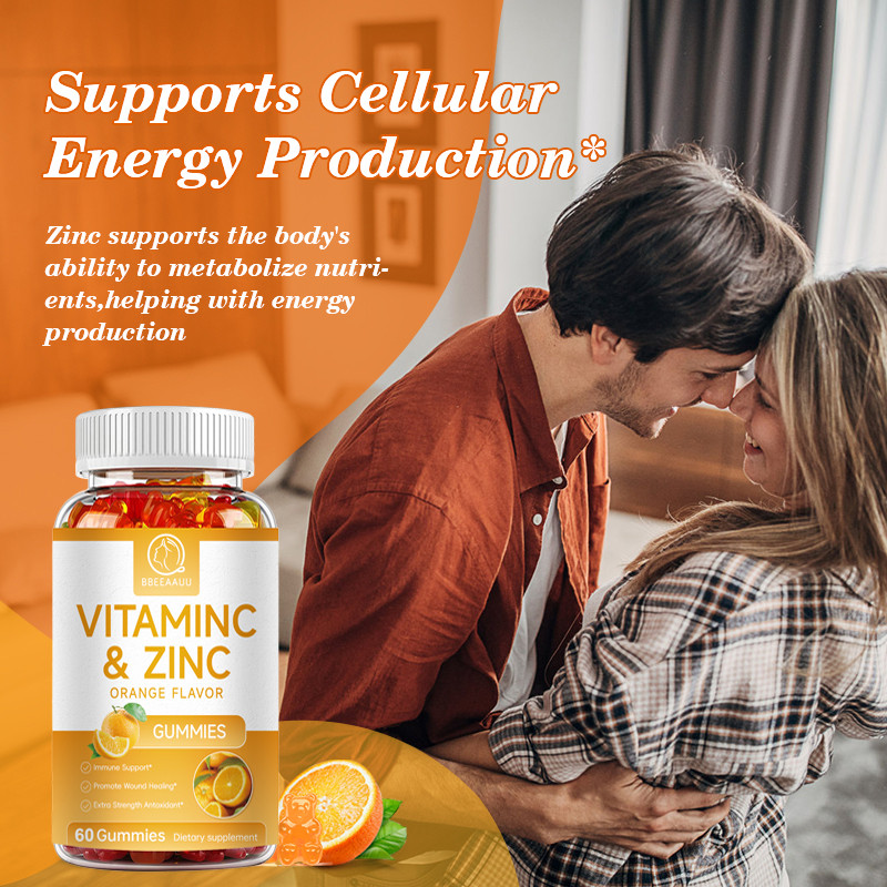 Jual BBEEAAUU Vitamin C 1000mg with Zinc Gummies for Immune & Collagen ...