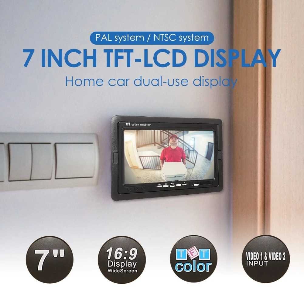 Jual Layar Monitor Mini Mobil Car Digital Display TFT LCD 7 Inch ...