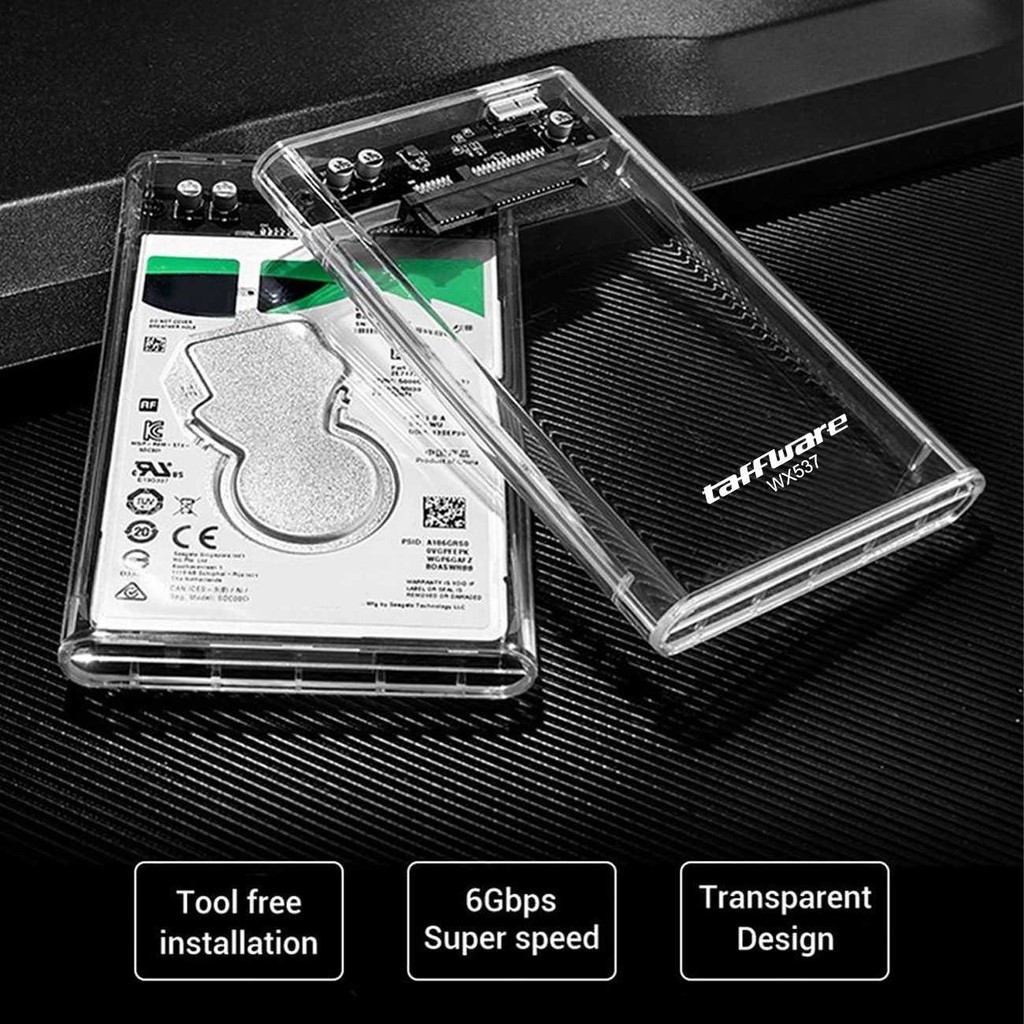 Jual Taffware Casing Hard Drive SSD Enclosure 2.5 Inch USB 3.0 to USB ...