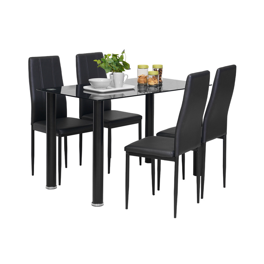 Jual Selma Minka Meja Makan - Hitam Dining Table Meja Makan Minimalis ...