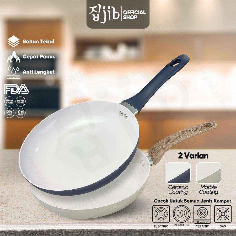 Fry Pan Marble & Ceramic Coating 