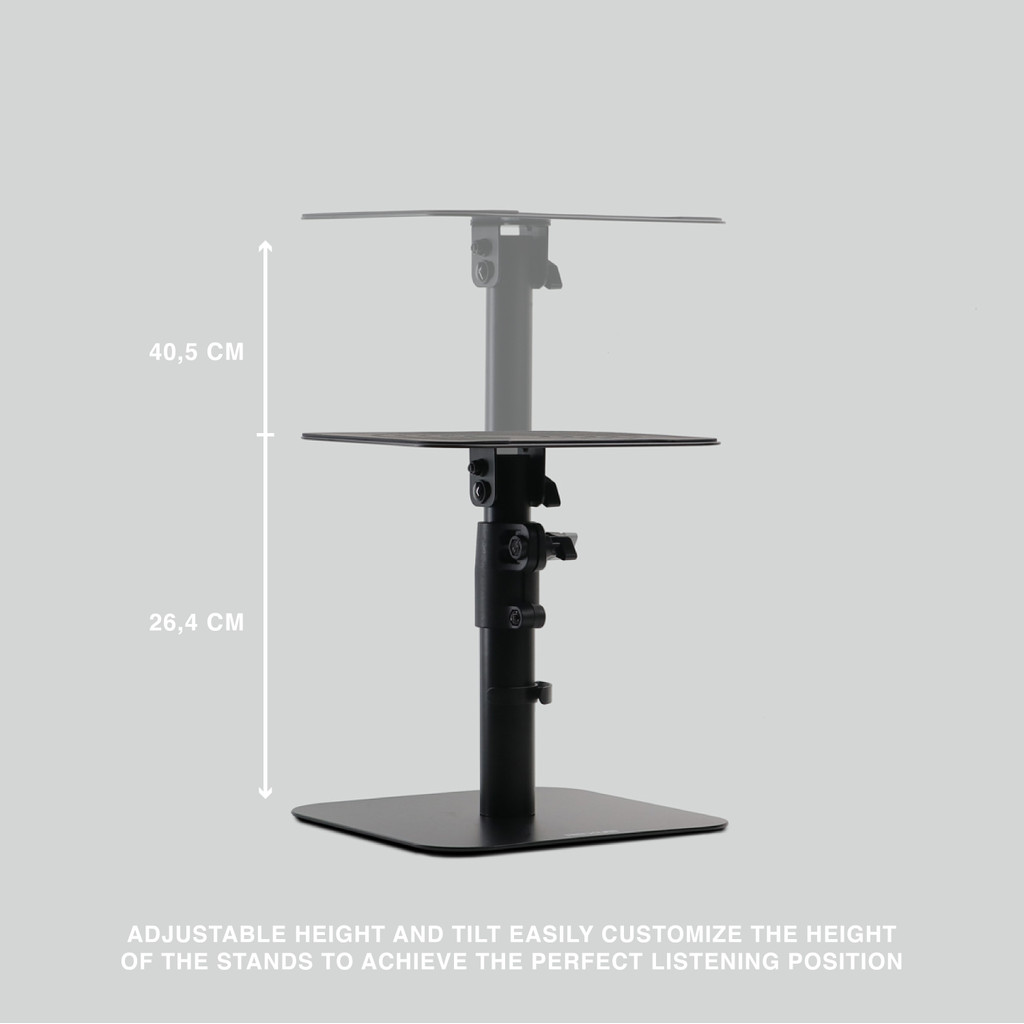 Jual Rexus Desktop Speaker Stand RSA-01 / Tilt Mechanism & Anti Slip ...