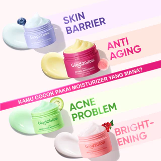 Glad2Glow Moisturizer Gel Brightening Hydrating