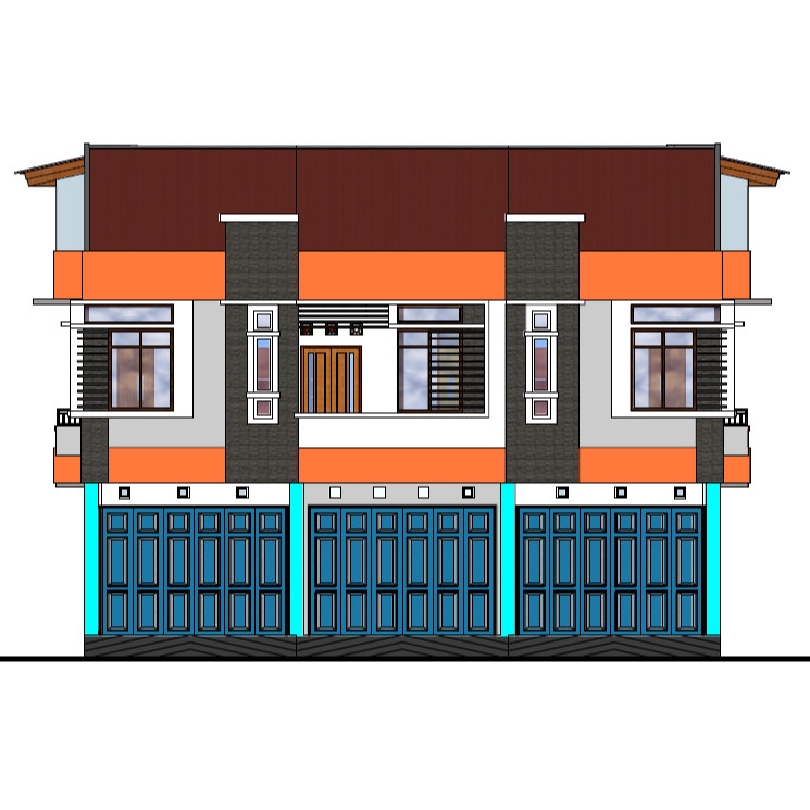 Jual 45 gambar ruko untuk referensi belajar gambar | Shopee Indonesia