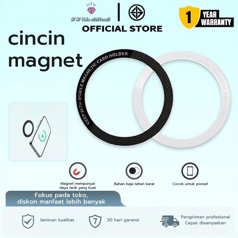 Jual Magnetic Ring Plate Universal Stiker untuk Popsocket Magnetic ...