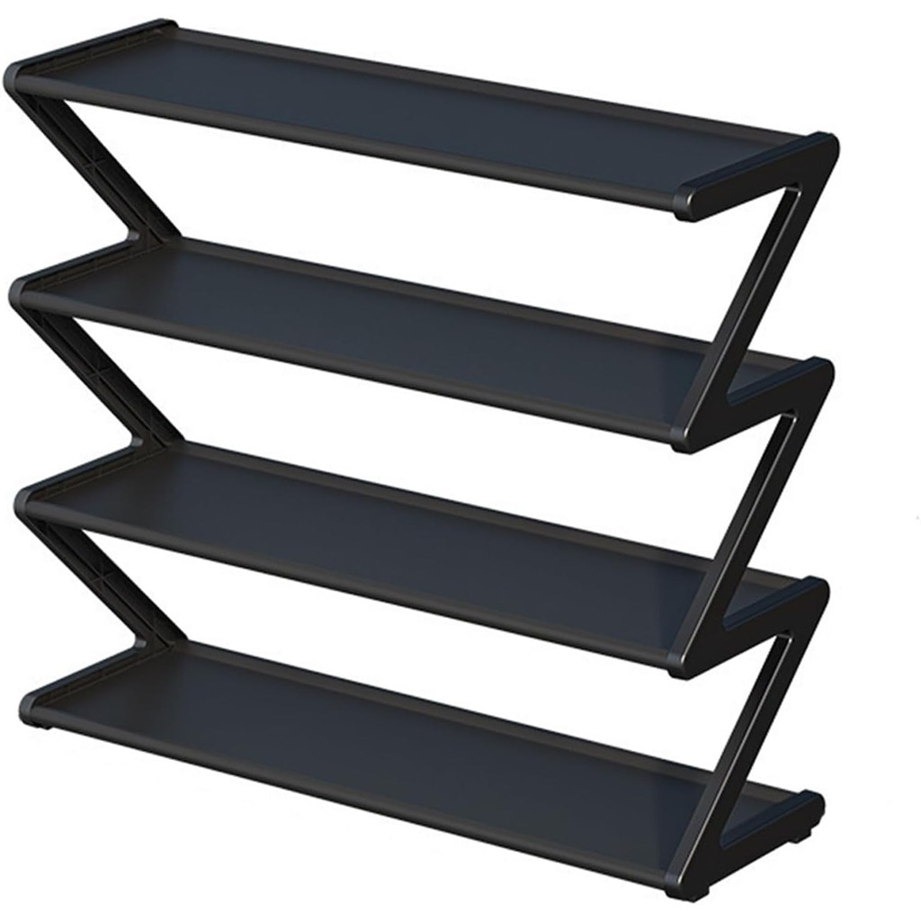 Jual 4-Tier Shoe Rack, Small Shoe Rack Organizer, Modern Hallway Shoe ...