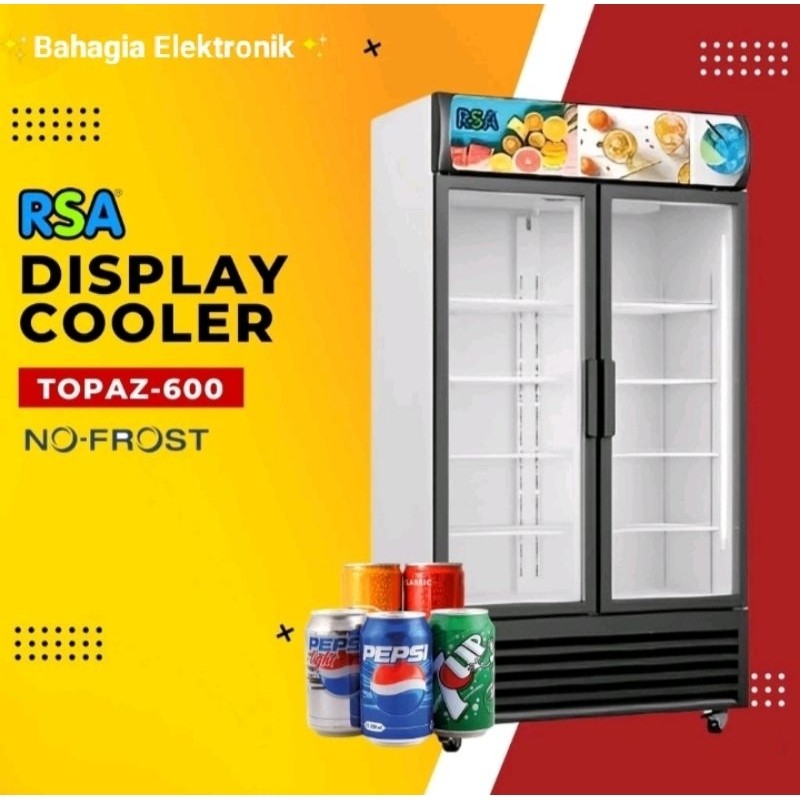 Jual SHOWCASE RSA TOPAZ-600 8 RAK 2 PINTU GARANSI RESMI | Shopee Indonesia
