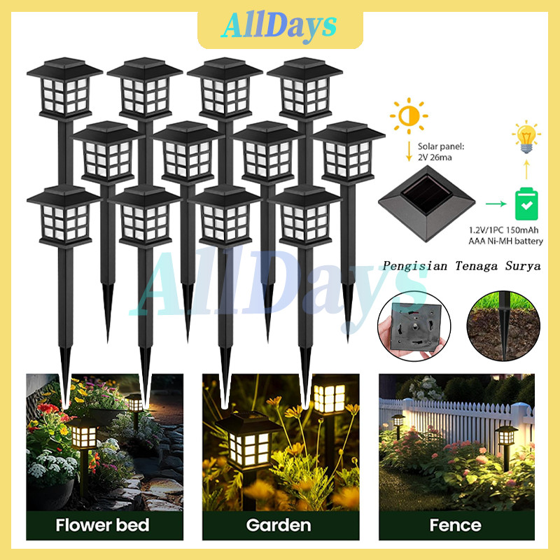 Jual Lampu Rumput Luar Ruangan Tenaga Surya/Lampu Dekorasi Taman/ Lampu ...
