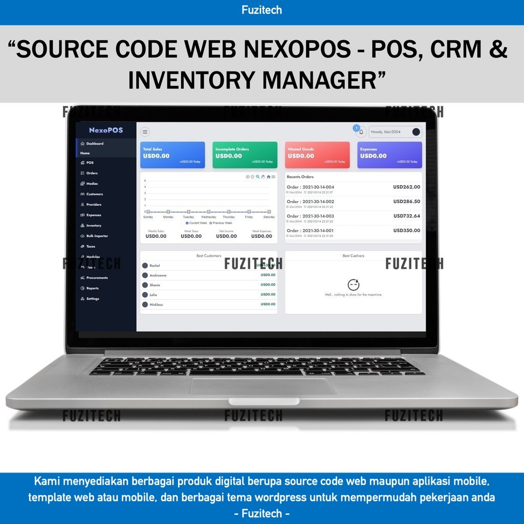 Jual SOURCE CODE APLIKASI WEB NEXOPOS - POS, CRM & INVENTORY MANAGER ...