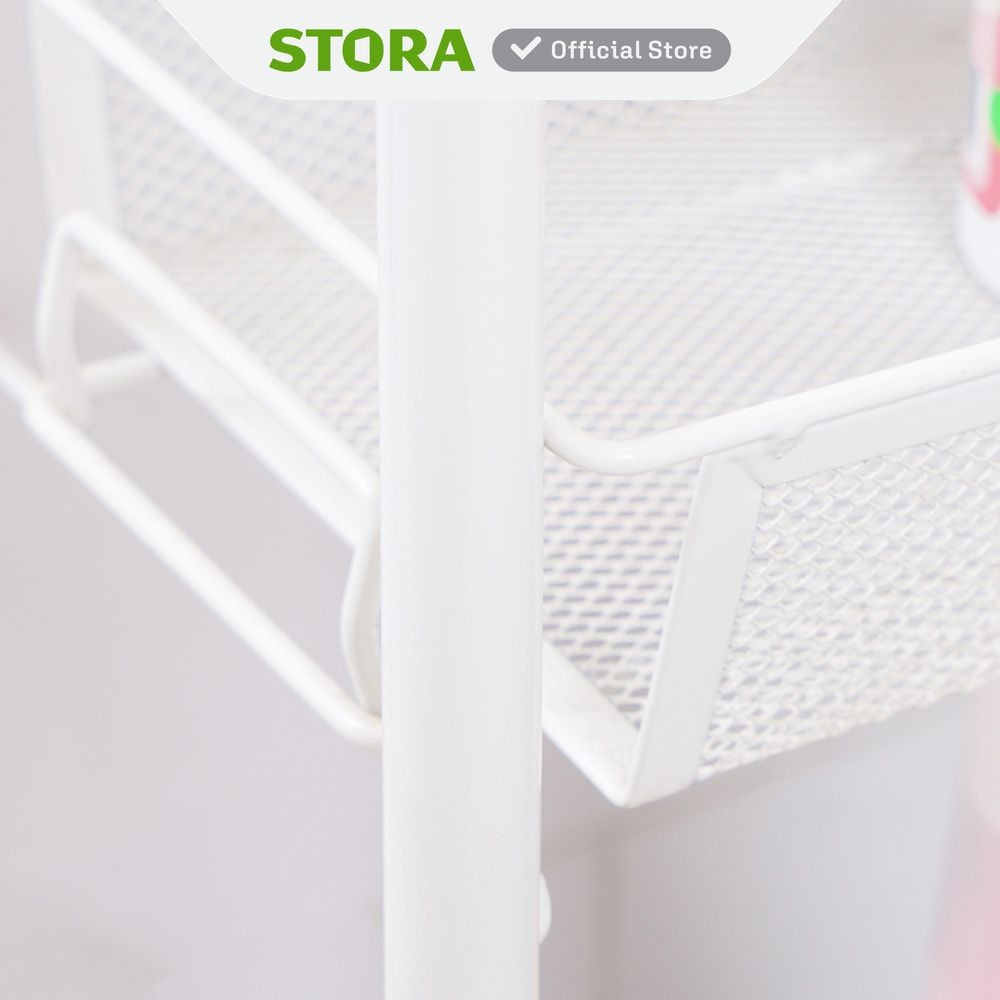 Jual Stora Rak Troli 4 Tingkat - Putih Tempat Penyimpanan Multifungsi ...