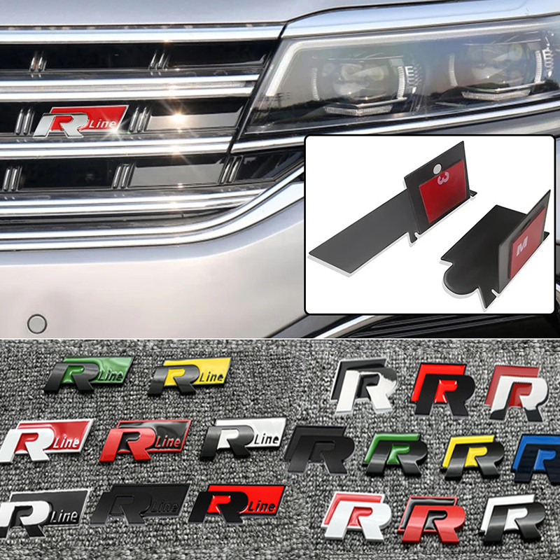 Jual R Rline Logo Car Front Grill Trunk Sticker Accessories For ...