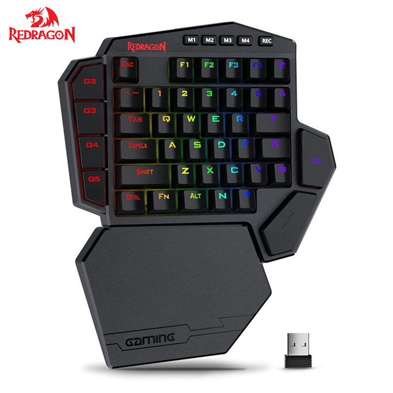 Jual Redragon K585 DITI Wireless One-Handed Mechanical Keyboard 42 Keys ...