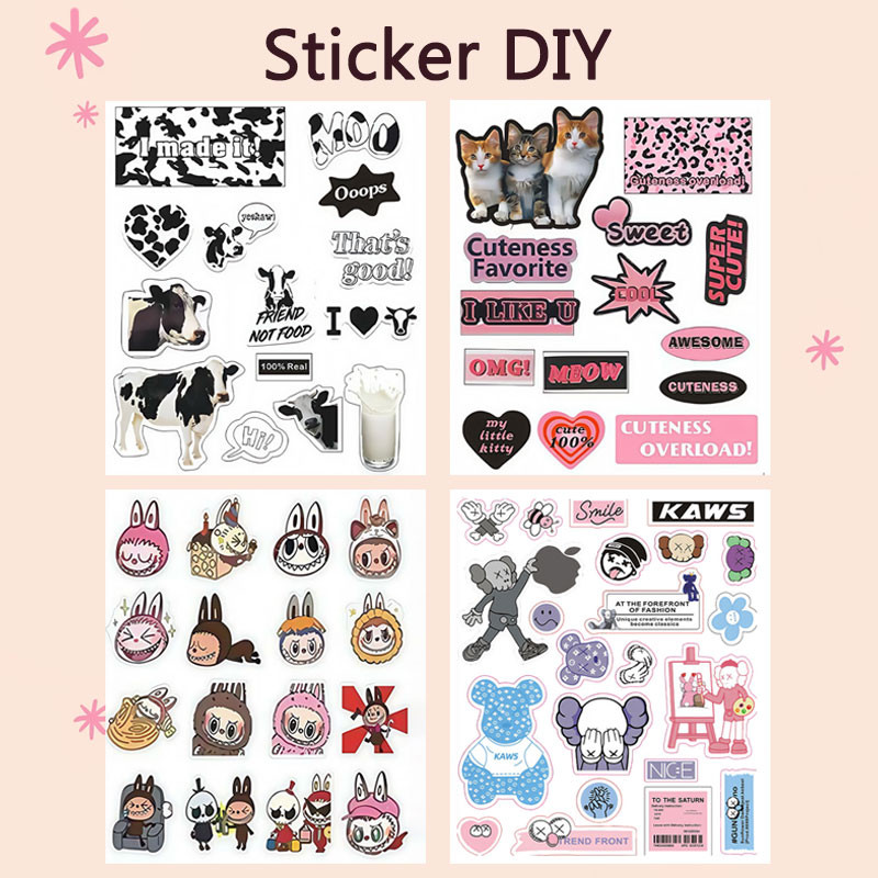 Jual Stiker DIY Lucu Ala Korea Sticker Hot INS gaya Berperekat ...