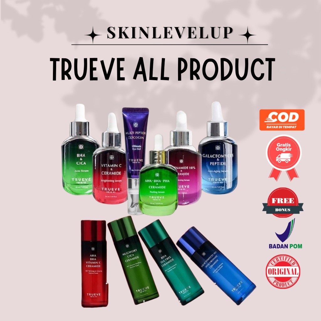 Jual Trueve Serum Trueve Niacinamide Galactomyces Vitamin C BHA Cica ...