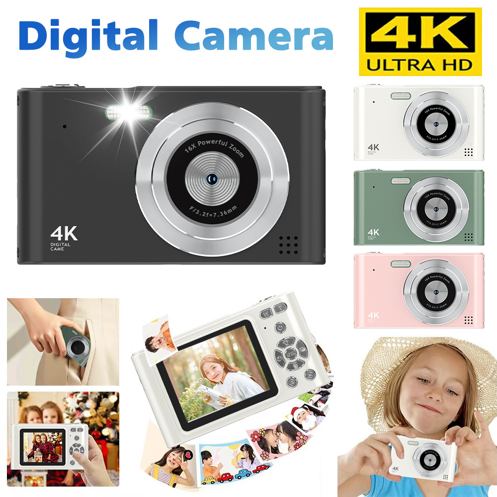Jual HD 1080P 2.4 Inches Digital Camera Rechargeable Cameras with 16x ...