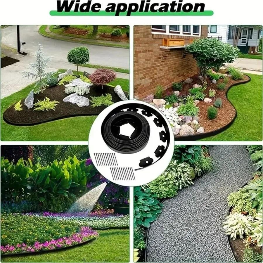 Jual Garden Greening Grass Stone Divider With Thick Soil Barrier ...