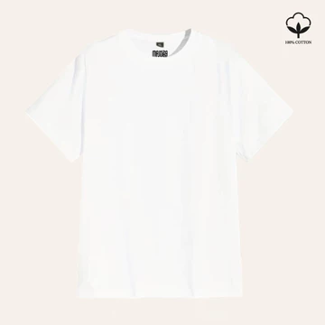 Kaos Oblong Polos Pria Wanita Casual 100 Cotton Combed 30s Reguler Fit Lengan Pendek Oneck