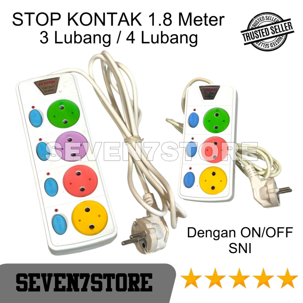 Jual Stop Kontak Kabel Switch Eltron / Stop Kontak Kabel Saklar On Off ...
