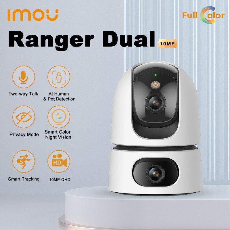 Jual IMOU WIFI IP 10MP Camera Ranger Dual Indoor AI Human & Pet ...