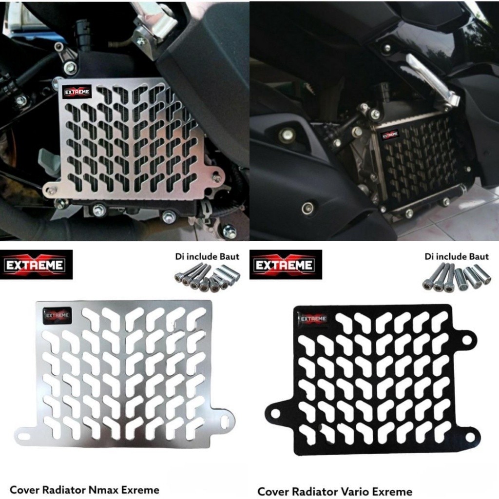 Jual Cover Radiator Tutup Radiator Full Cnc Premium Extreme NmaxOld-New ...