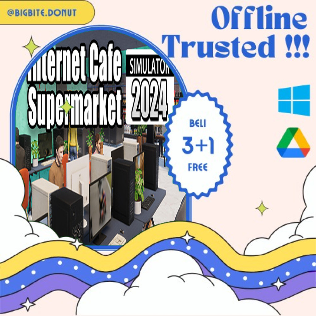 Jual Internet Cafe and Supermarket Simulator 2024 - Game PC Simulator ...