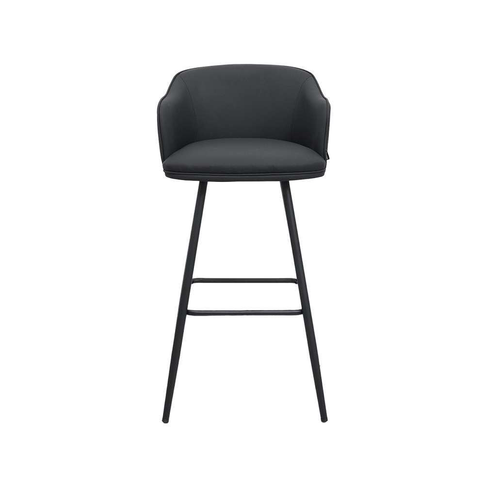 Jual Informa Yafford Kursi Bar Kulit - Hitam Bar Stool Kursi Kafe ...