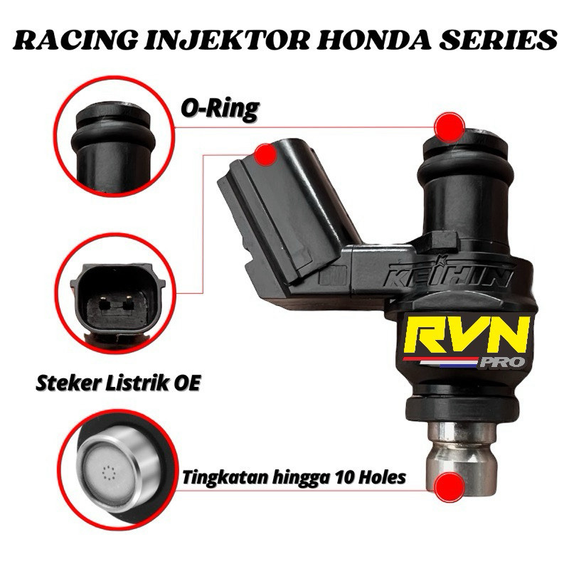Jual RVN INJEKTOR BEAT VARIO 110 125 150 160 SCOOPY PCX ADV 150 160 ...